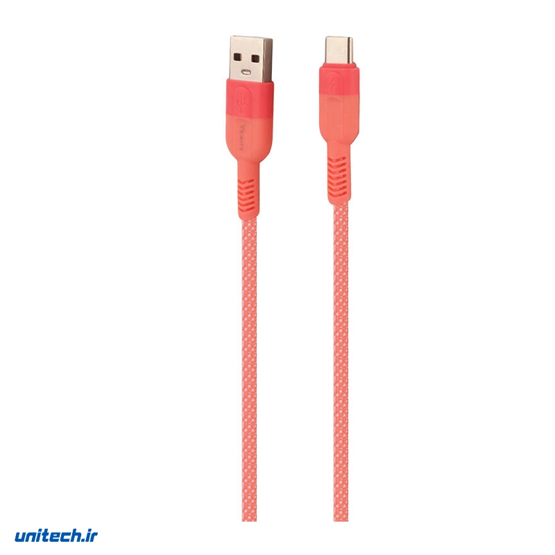 کابل تایپ سی فست شارژ 65 وات وریتی مدل CB3161TW طول 1 متر3